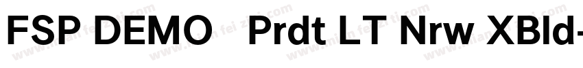 FSP DEMO   Prdt LT Nrw XBld字体转换